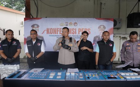 Polres Mojokerto Kota Ungkap Jaringan Narkoba