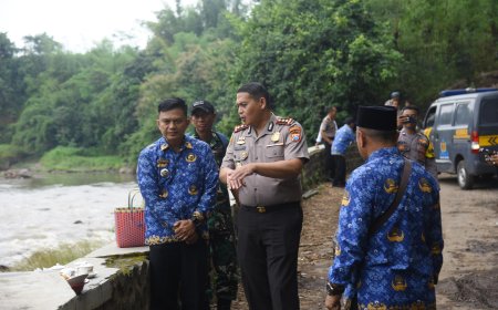 Polres Bondowoso Dukung Mobilitas Warga Lewat Pembangunan Jembatan