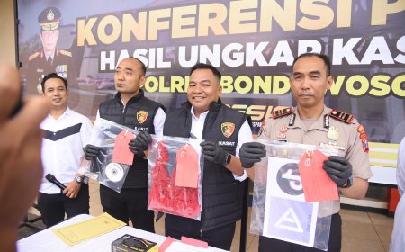 Polres Bondowoso Bekuk Dua Tersangka Siaran Asusila