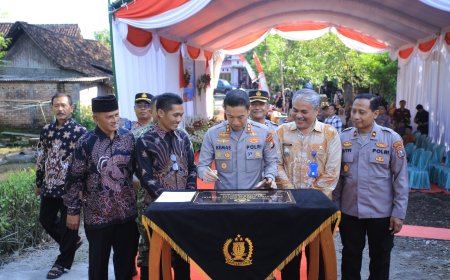 Polres Madiun Bangun Infrastruktur untuk Kepentingan Publik