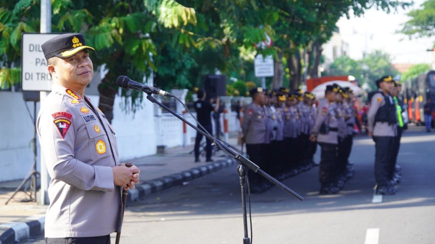 Polrestabes Surabaya Siapkan 3.670 Personel untuk Amankan May Day 2026