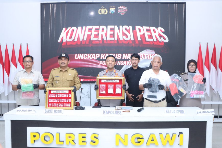 Polres Ngawi Ungkap Kasus Narkotika Secara Cepat