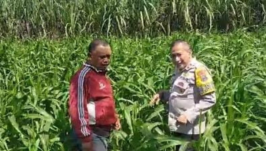 Polres Malang Dorong Lahan Produktif Terus Dimanfaatkan untuk Ketahanan Pangan